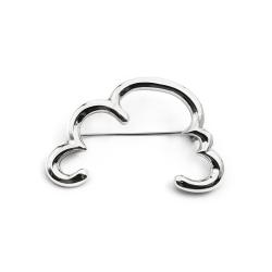 Tuotekuva Pilvenreunus hopeinen rintaneula