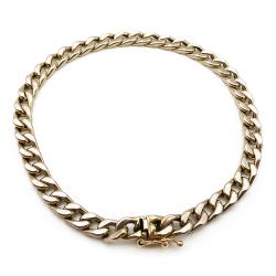 Tuotekuva Kultainen panssariranneketju 19cm lev.5mm