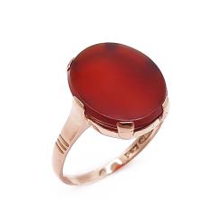 Tuotekuva kultainen karneolisormus 18mm v.1927