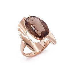 Tuotekuva Kultainen savukvartsi sormus 17mm v.-60