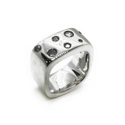 Tuotekuva neliön mallinen sormus zirkonit 16 Esprit