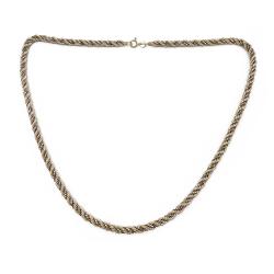 Tuotekuva Valkokulta / keltakulta Cordellkaulaketju 45cm