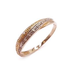 Tuotekuva Kultainen timanttisormus 0,03ct 20+mm