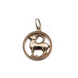 Tuotekuva Kultainen horoskooppi Oinas riipus