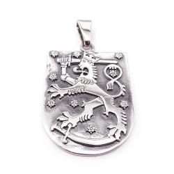 Tuotekuva Hopeinen suomileijonariipus