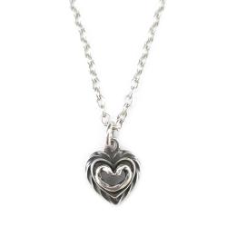 Tuotekuva Kalevala koru Talon sydän-riipus 42-45cm hopea