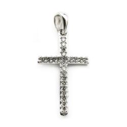 Tuotekuva Timanttiristi 0.07ct valkokulta