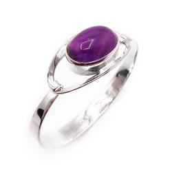 Tuotekuva Hopeinen rannerengas ametisti v.-64