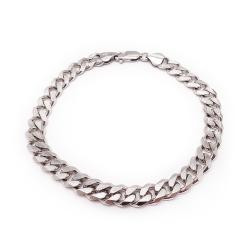 Tuotekuva Hopeinen panssariranneketju 22.5cm