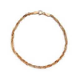 Tuotekuva Kultainen Singapore ranneketju 17.5cm