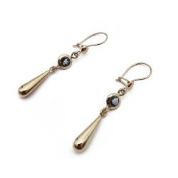 Tuotekuva Kultaiset siniset pisara koukkukorvakorut