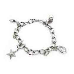 Tuotekuva Hopeinen maskottiranneketju 20cm