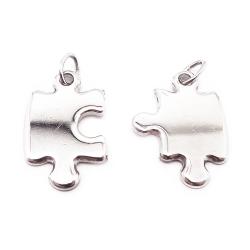 Tuotekuva Hopeiset palapeli-ystäväkorut