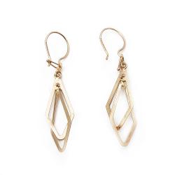 Tuotekuva Koukkukorvakorut salmiakkiheloin