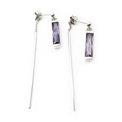 Tuotekuva Korvakorut liloilla kivillä