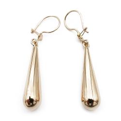 Tuotekuva Kultaiset korvakorut, kyynel 27mm