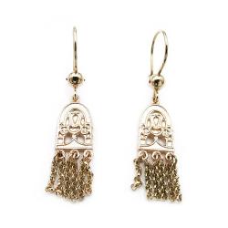 Tuotekuva Kultaiset Hämäläisemännän juhlakorun korvakorut