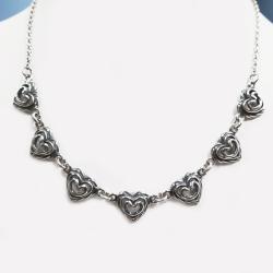 Tuotekuva Kalevala koru Talon sydän kaulakääty 42-45cm hopea