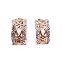 Tuotekuva Kultaiset filigraanikorvakorut tim.0,04ct