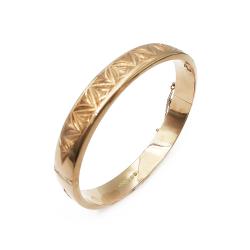 Tuotekuva 10mm Kuvioitu rannerengas 64mm v.-67