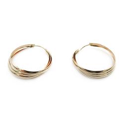 Tuotekuva Kultaiset triplarenkaat halk.20mm