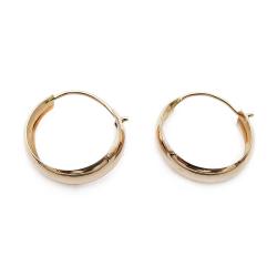 Tuotekuva Kultaiset rengakorvakorut 3.4mm, puolipyöreä