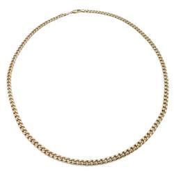 Tuotekuva Kultainen panssariketju 4.3mm 52cm, ontto