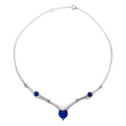 Tuotekuva Kalevala Koru Meri kaulakääty 42/45cm sin. kvartsi ja hopea