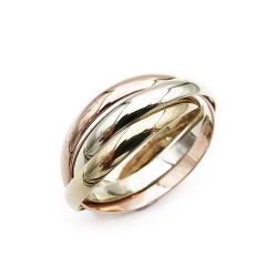 Tuotekuva Trinity sormus 17,0mm, 3-värikultaa