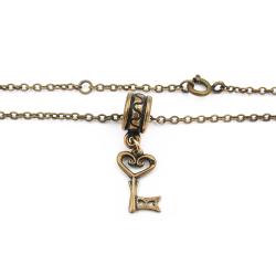 Tuotekuva Kalevala Koru Onnen Avain kaulakoru 42-45cm pronssia