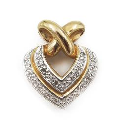 Tuotekuva Kultasydän timanttiriipus Osuuskunta Timanttiset