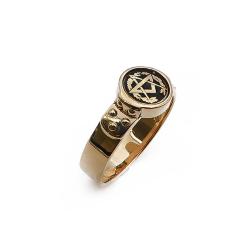 Tuotekuva Kultainen Rakennusmestarit ja -insinöörit AMK sormus 20,25mm