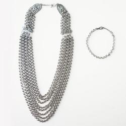 Tuotekuva Kalevala koru Paratiisi-kääty 46cm hopeoitu pronssi