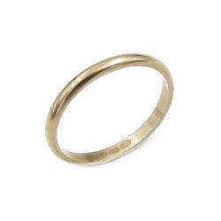 Tuotekuva Sileä kultasormus halk.15,75mm,  lev.2mm