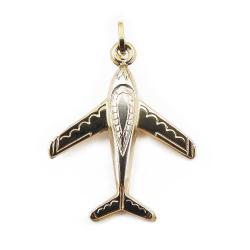 Tuotekuva Kultainen riipus, lentokone