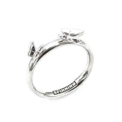 Tuotekuva Spinning sormus, perhoset halk.17.5mm