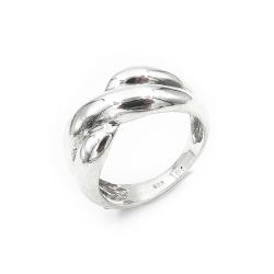 Tuotekuva Hopeinen solmusormus halk.15-