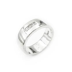 Tuotekuva Mexx hopeasormus zirkonia kivet halk.16+ lev.6mm