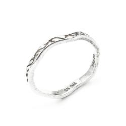 Tuotekuva Hopeinen lainesormus halk.19mm