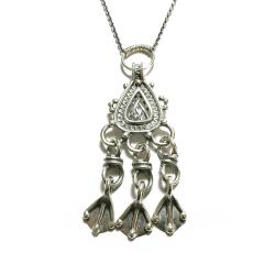 Tuotekuva Kalevala koru hopeinen riipus-64 (Karkun palvialasta) 1988 61cm