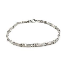 Tuotekuva Hopeinen ranneketju kuviolla 18cm