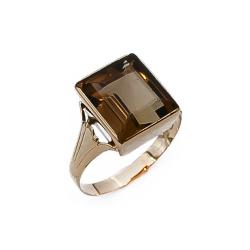 Tuotekuva Kultainen Savukvartsi sormus