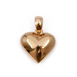 Tuotekuva 18k Kultainen Sydänriipus umpinainen