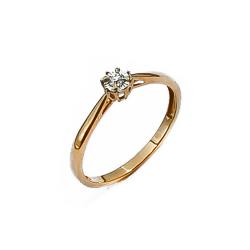 Tuotekuva Kultainen Timanttisormus 0.05ct koko 17+