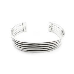 Tuotekuva Hopeinen avorannerengas  41x65mm lev.16 mm