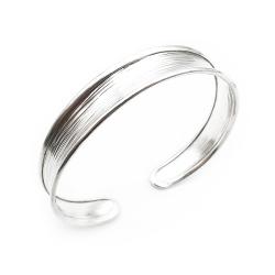 Tuotekuva Hopeinen avorannerengas halk.56mm lev.11mm