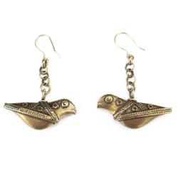 Tuotekuva Kalevala Koru Hattulan lintu-Korvakorut pronssi