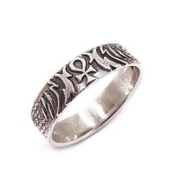 Tuotekuva Hopeinen sormus ankh-risti 16.5mm