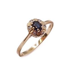 Tuotekuva Kultainen Dianasormus 0,03ct 16,5mm