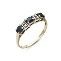 Tuotekuva Timantti sinisafiiri sormus 0,02 17mm